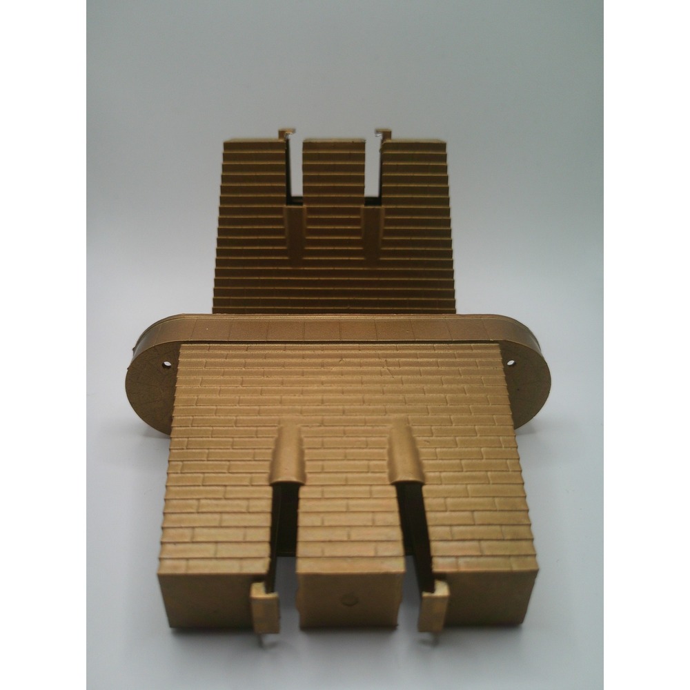 Atlas Bridge Piers Gold Train Set Scenery Track Supports 2pc HO Scale Railway